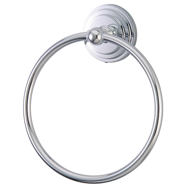 Kingston Brass Milano Towel Ring, Polished Chrome BA2714C - main
